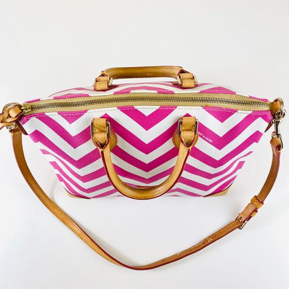Dooney & Bourke Chevron' Convertible Satchel - Picture 7 of 11